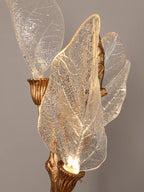 Creative Bionic Resin Leaves Chandelier for Living Room/Dining Room/Staircase - Wall Lamp/W31.5"*H70.8"Warm Light -  Manorlights