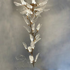 Creative Bionic Resin Leaves Chandelier for Living Room/Dining Room/Staircase - Flush Mount/D47.2"*H98.4"Warm Light -  Manorlights