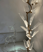 Creative Bionic Resin Leaves Chandelier for Living Room/Dining Room/Staircase - Wall Lamp/W31.5"*H70.8"Warm Light -  Manorlights