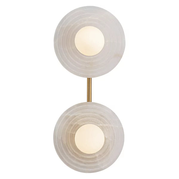 Dahlia Alabaster LED Vanity Light-Manorlights