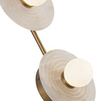 Dahlia Alabaster LED Vanity Light-Manorlights