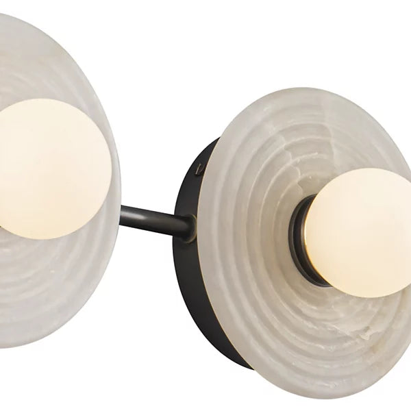 Dahlia Alabaster LED Vanity Light-Manorlights