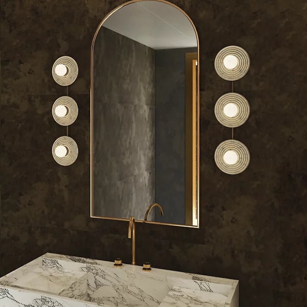 Dahlia Alabaster LED Vanity Light-Manorlights