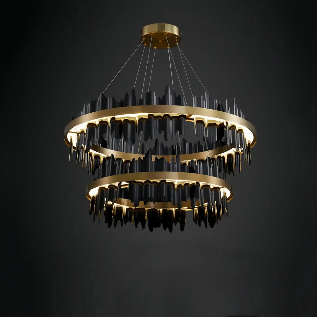 Dahlia Multiple Tier Round Chandelier - Style ABlushlighting