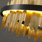 Dahlia Multiple Tier Round Chandelier - Style BBlushlighting
