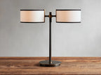 Black & White Daphne 2-Light Table Lamp