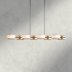 BLACK & WHITE Daphne Linear Chandelier 62"