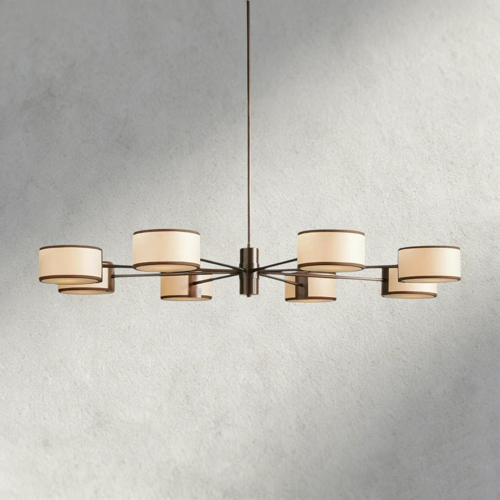 60" / ECRU Daphne Round Chandelier 48", 60"