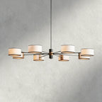 60" / BLACK & WHITE Daphne Round Chandelier 48", 60"