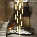 Darlen Modern Staircase Chandelier - 6 LightsRemote Control (Dimmable) - Manorlights
