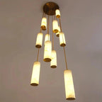 Darlen Modern Staircase Chandelier - 6 LightsRemote Control (Dimmable) - Manorlights