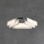 Delia Round Alabaster Chandelier by ManorLights