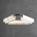 Delia Round Alabaster Chandelier