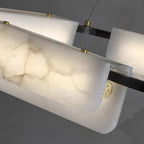 Delia Round Alabaster Chandelier