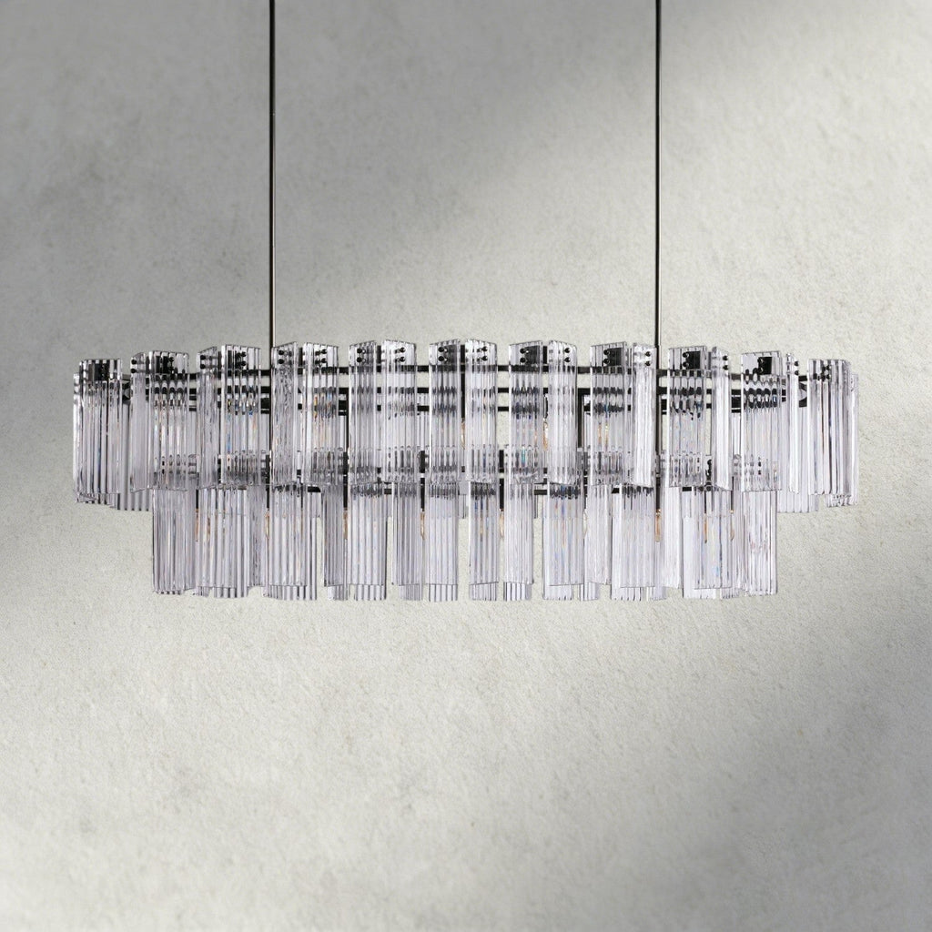 Delsie Oval Chandelier 51", 63", 72"