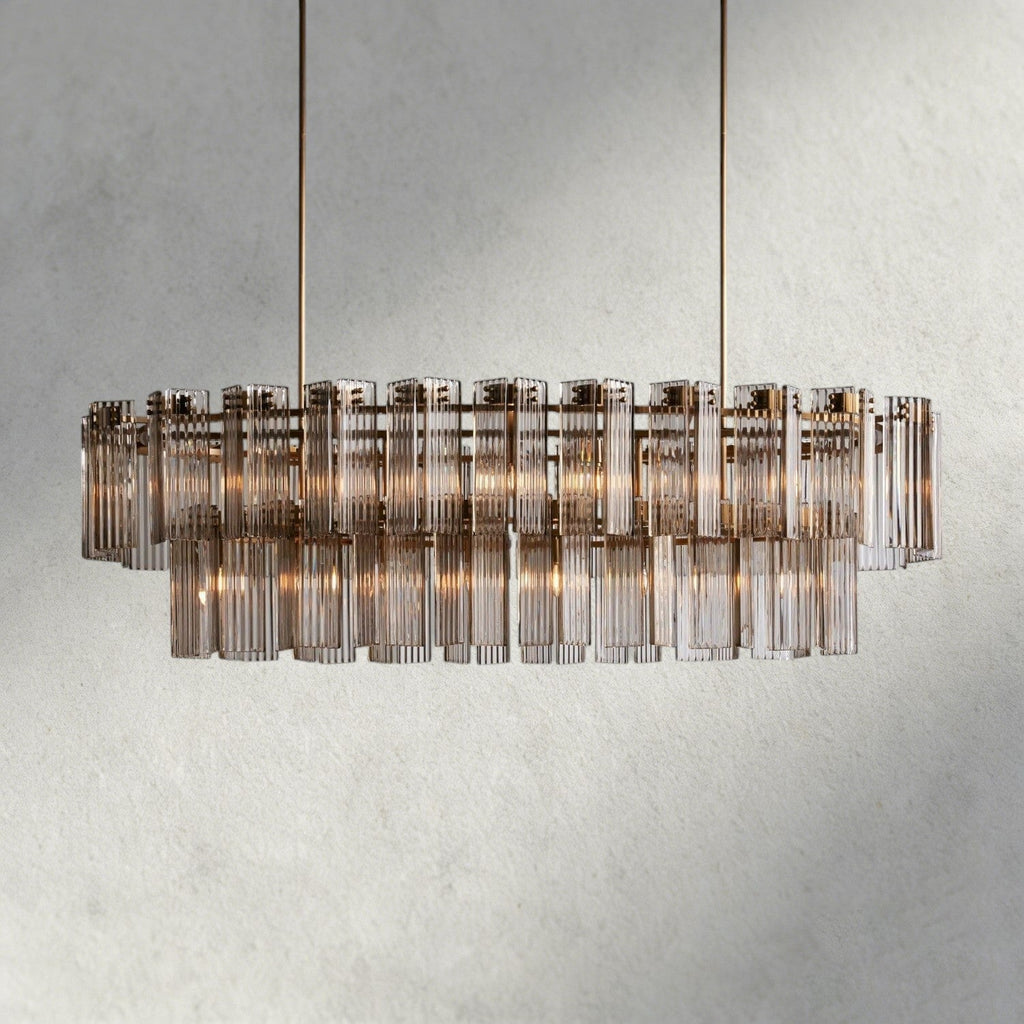 Delsie Oval Chandelier 51", 63", 72"