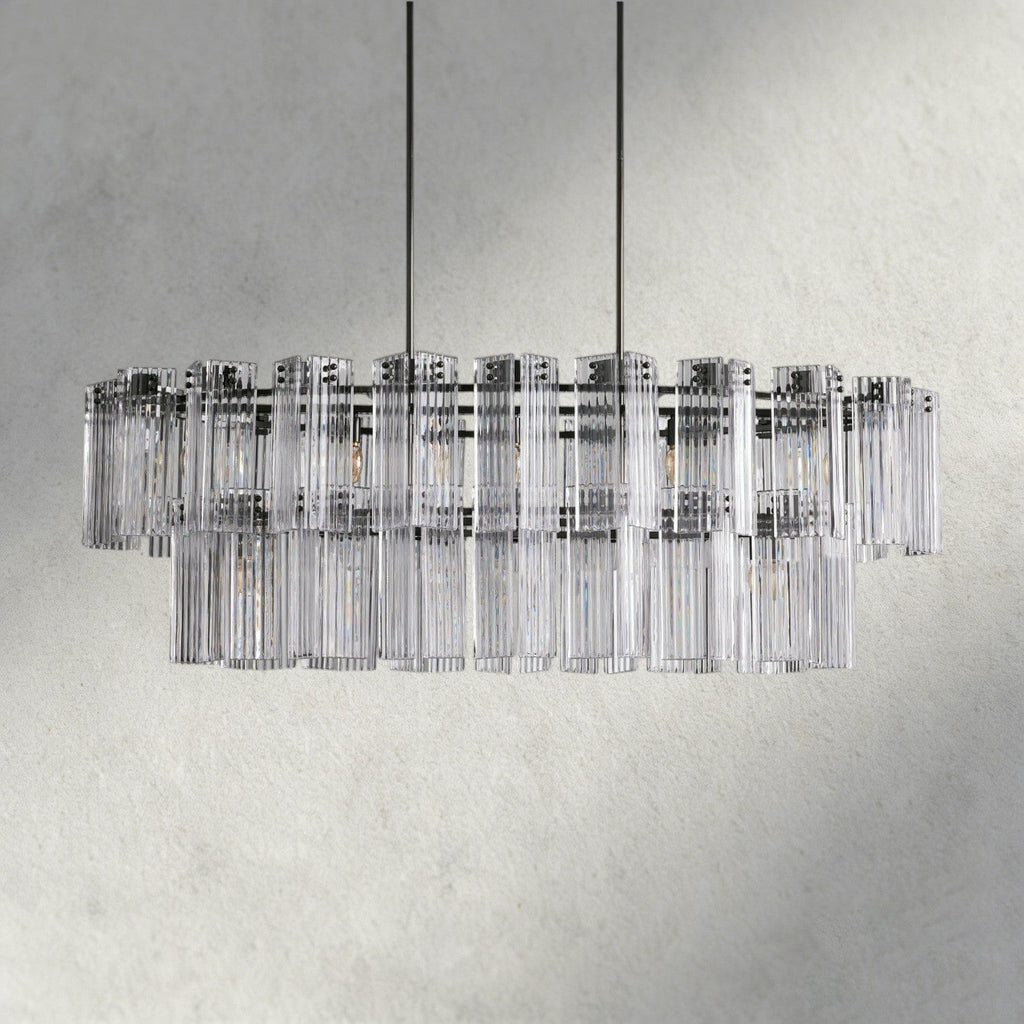 Delsie Oval Chandelier 51", 63", 72"