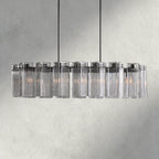 51" / Bronze / Clear Delsie Oval Chandelier 51", 63", 72"