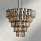 60" / Bronze / Smoke Delsie Round Chandelier 38", 48", 60"