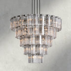 60" / Bronze / Clear Delsie Round Chandelier 38", 48", 60"