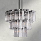 38" / Bronze / Clear Delsie Round Chandelier 38", 48", 60"