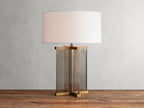 Brass / Smoke / White Delsie Table Lamp