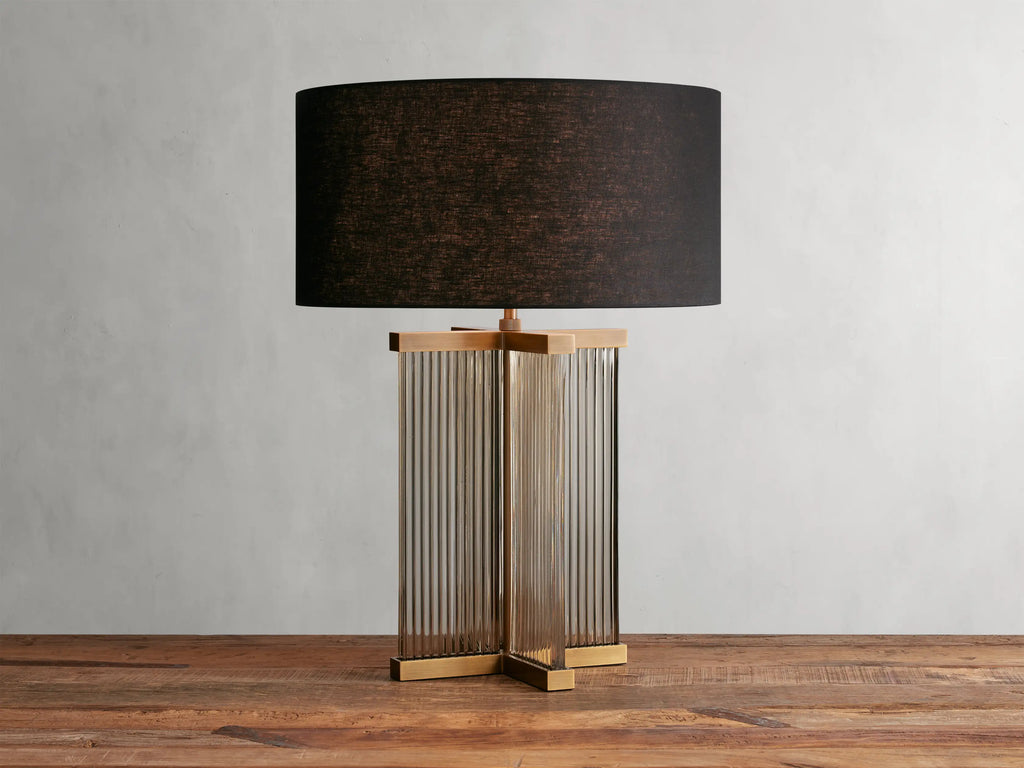 Brass / Smoke / Black Delsie Table Lamp