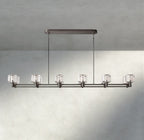 Demaret double Linear chandelier 54", 72"-chandelier-Manorlights