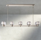 Demaret double Linear chandelier 54", 72"-chandelier-Manorlights
