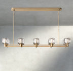 Demaret double Linear chandelier 54", 72"-chandelier-Manorlights