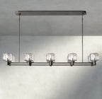 Demaret double Linear chandelier 54", 72"-chandelier-Manorlights