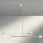Demaret Mobile Linear Chandelier 54", 72"-chandelier-Manorlights