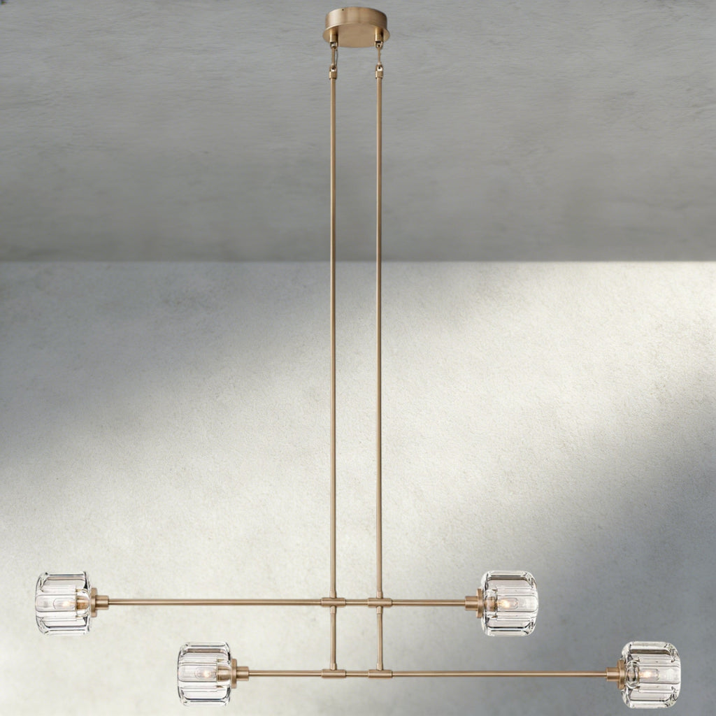 Demaret Mobile Linear Chandelier 54", 72"-chandelier-Manorlights