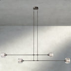 Demaret Mobile Linear Chandelier 54", 72"-chandelier-Manorlights