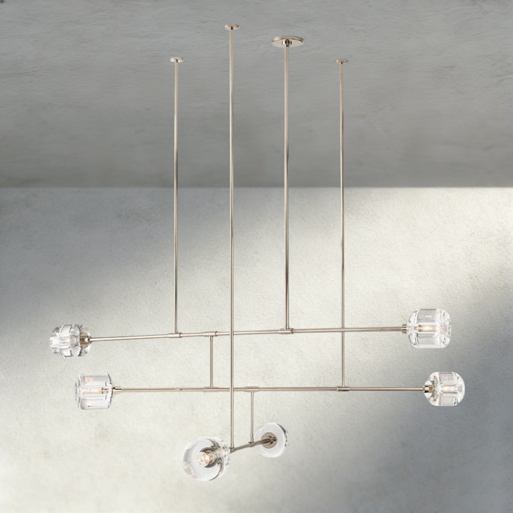 Demaret Mobile Round Chandelier 48", 62"-chandelier-Manorlights