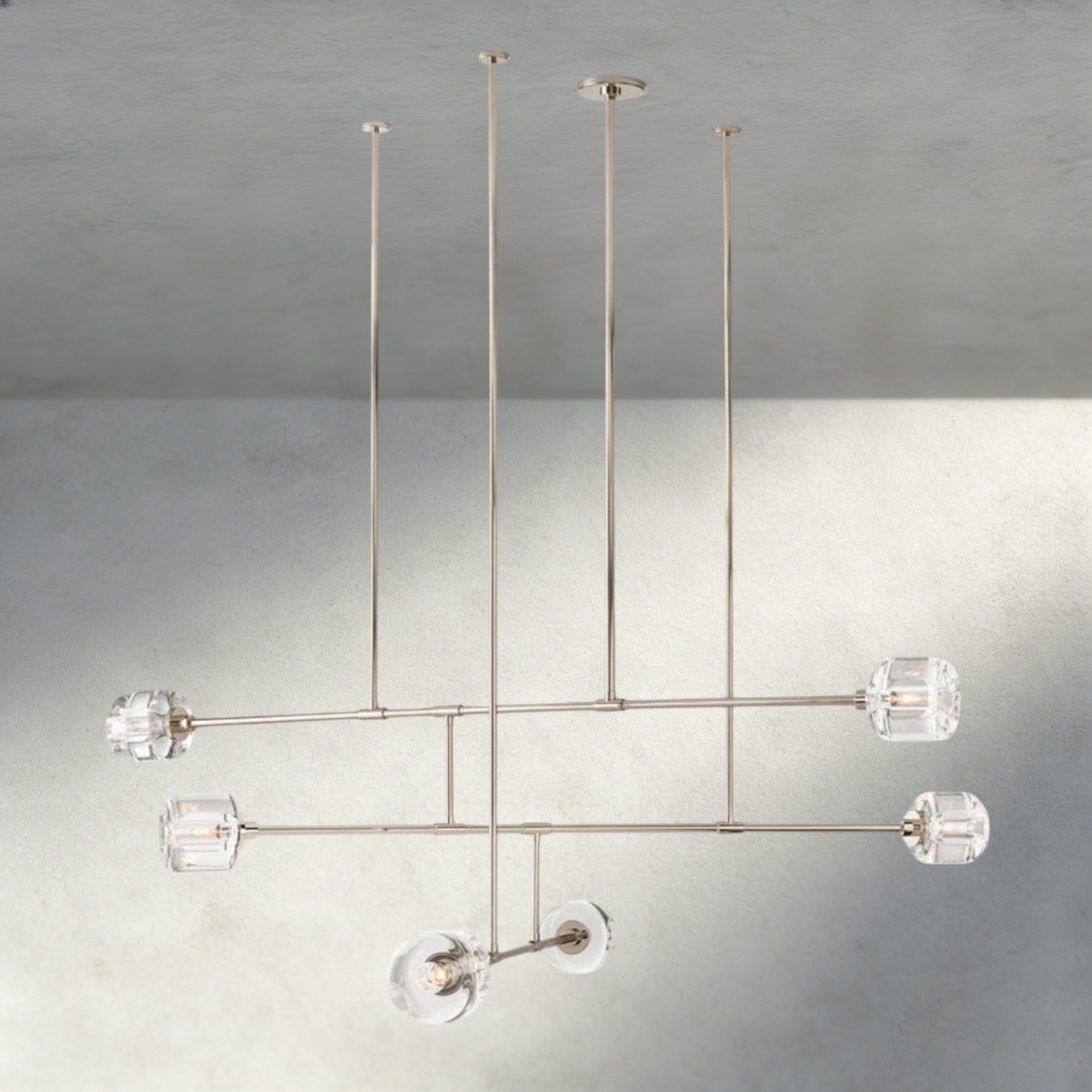 Demaret Mobile Round Chandelier 48", 62"-chandelier-Manorlights