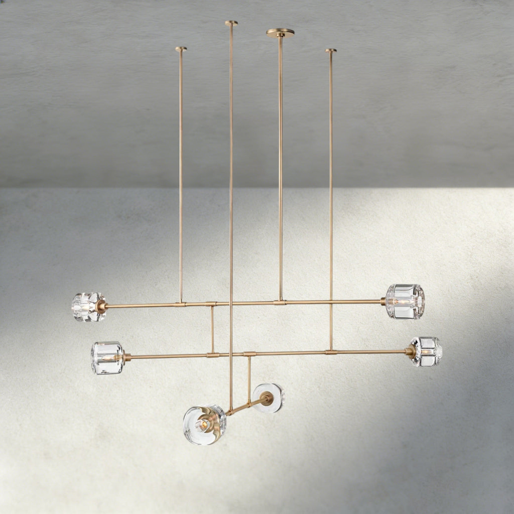 Demaret Mobile Round Chandelier 48", 62"-chandelier-Manorlights