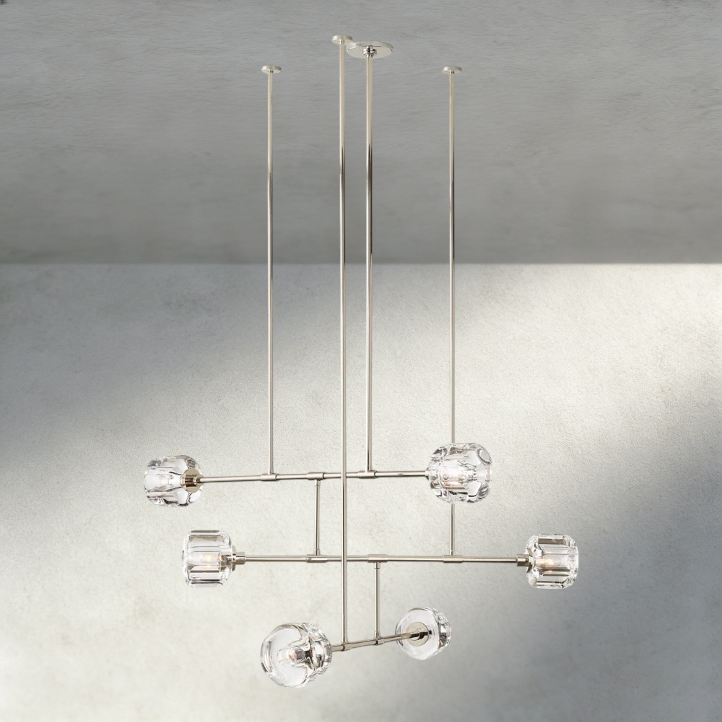 Demaret Mobile Round Chandelier 48", 62"-chandelier-Manorlights