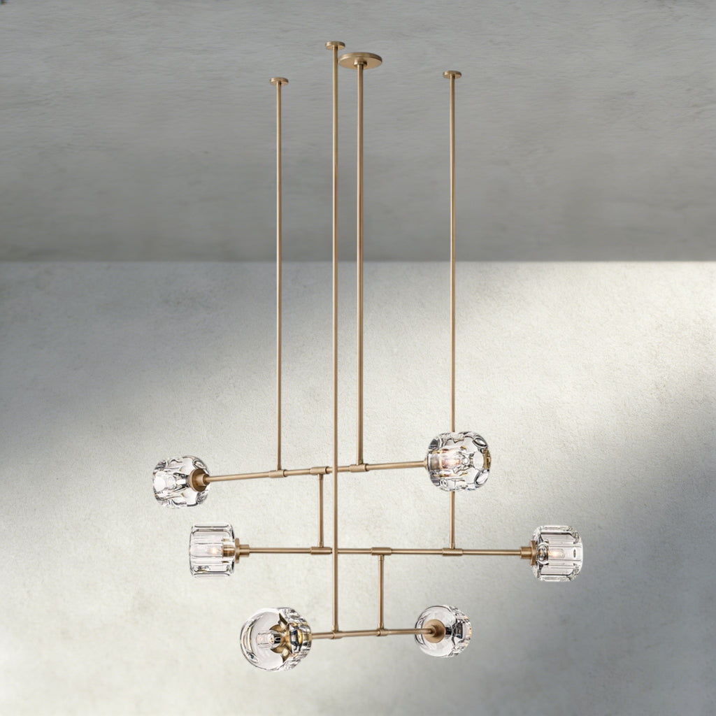 Demaret Mobile Round Chandelier 48", 62"-chandelier-Manorlights
