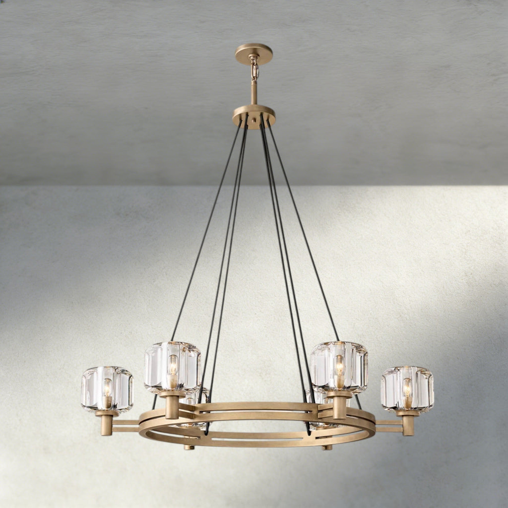 Demaret Round Chandelier 36", 48", 60"-chandelier-Manorlights