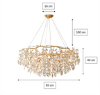 Doris Round Branch Chandelier