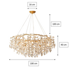 Doris Round Branch Chandelier