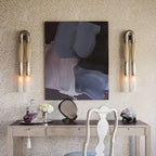 Double Head Antonia Horsehair Sconce-Manorlights