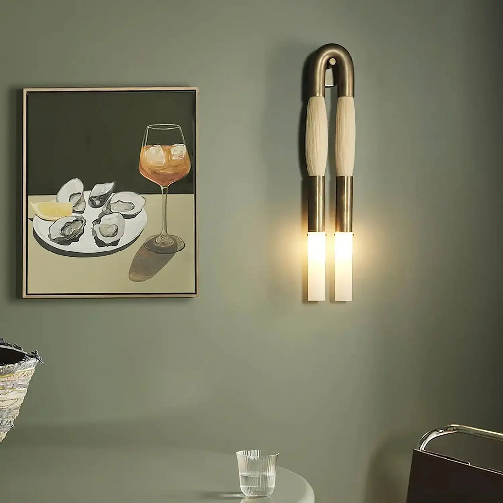Double Head Antonia Horsehair Sconce-Manorlights