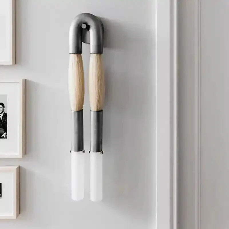 Double Head Antonia Horsehair Sconce-Manorlights