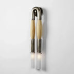 Double Head Antonia Horsehair Sconce-Manorlights