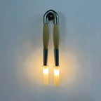 Double Head Antonia Horsehair Sconce-Manorlights