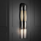 Double Head Antonia Horsehair Sconce-Manorlights