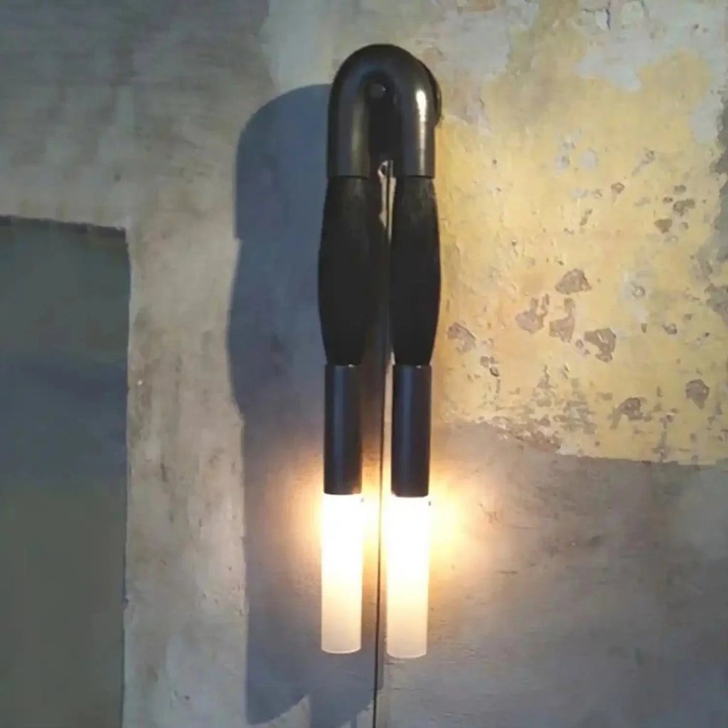 Double Head Antonia Horsehair Sconce-Manorlights