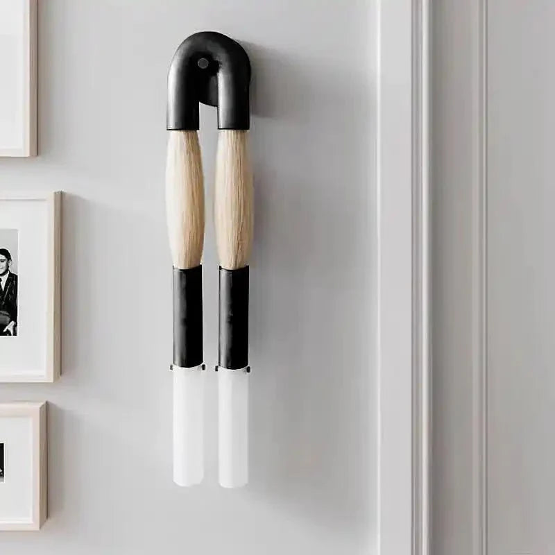 Double Head Antonia Horsehair Sconce-Manorlights
